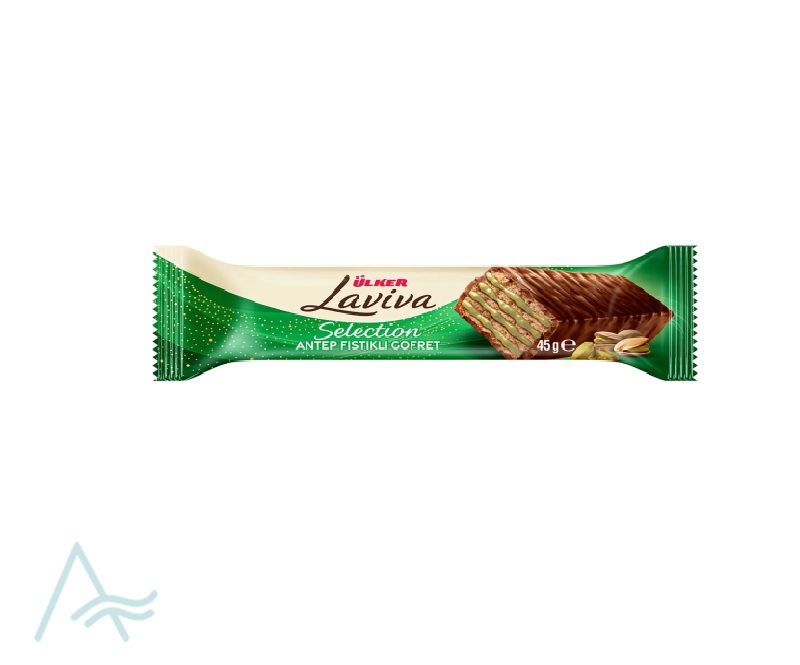 ULKER LAVIVA PISTACHIO WAFERS 45G